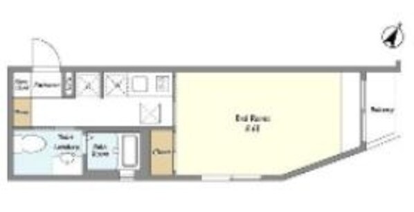 ラクラス洗足の物件間取画像